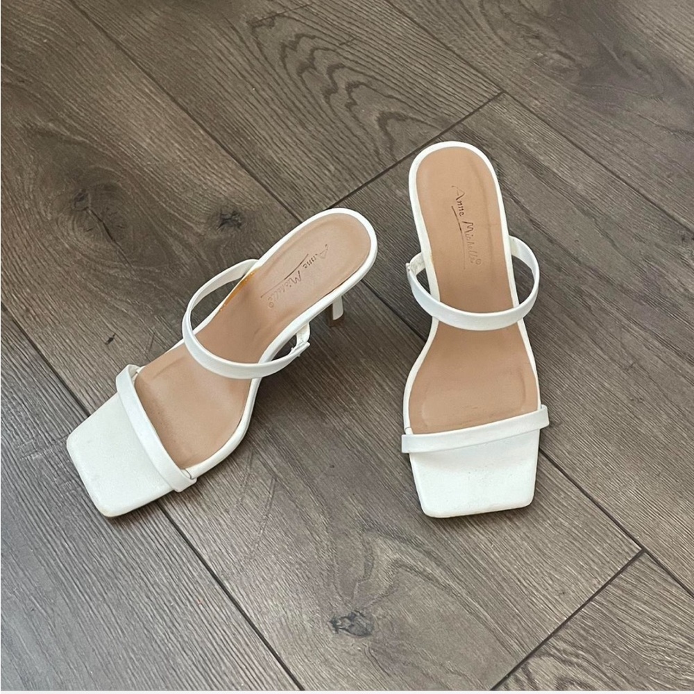 White Mini Heels
